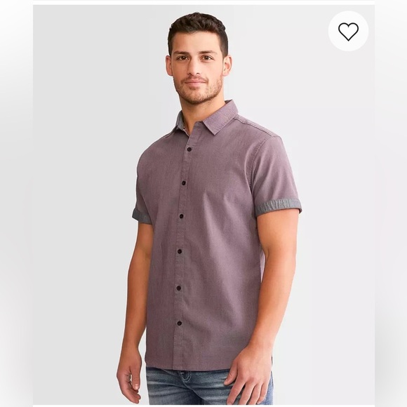 Departwest Oxford Stretch Button Down Shirt - Picture 1 of 12